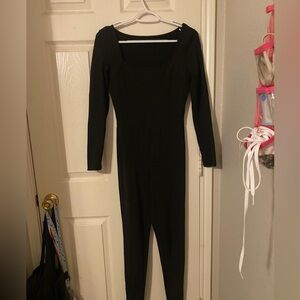 Full black jumpsuit